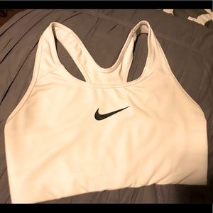 White Nike Dri Fit size small sports bra